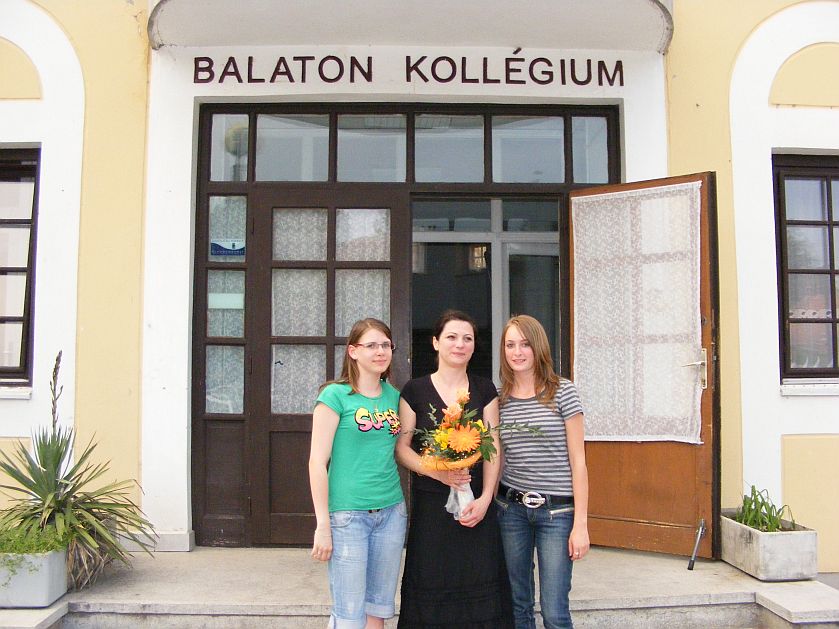Pap Lujza a Zalaegerszegi Hevesi Sándor Színház művésze a fonyódi Balaton Kollégiumban