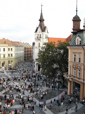 Kaposvár, Kossuth tér belváros Kaposvár