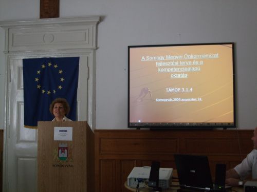 Jakodáné Jendrek Zsuzsa A Somogy Megyei Önkormányzat fejlesztési terve és a kompetencia alapú oktatás. dscf4157_663_20090825212842_40.JPG