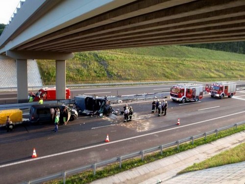 Karambol az M7-esen baleset