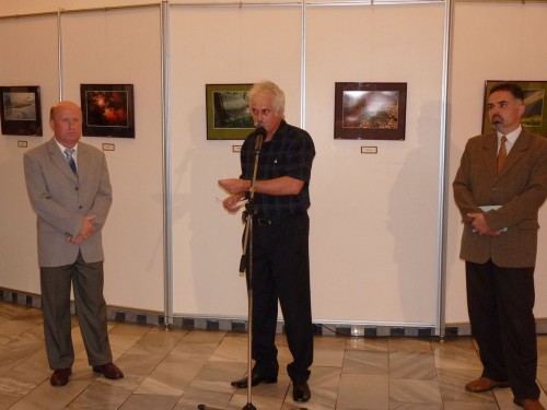 Sélley Miklós kiállításának megnyitója megyeháza galéria