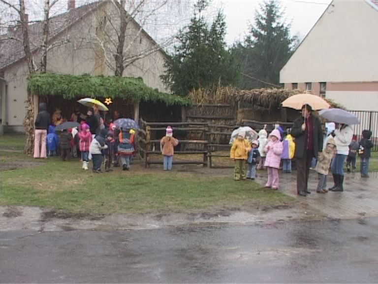 Élő betlehem Taranyban