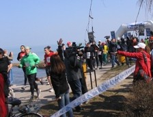 Elrajtolt a balatoni maraton