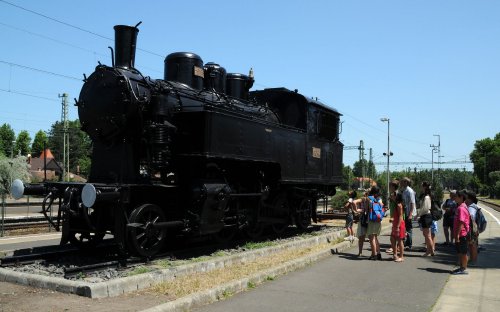 Siófokon a Déli Vasút kiállítása