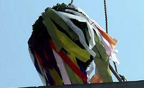 Bokréta került a kórház tetejére