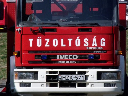 Nádas lángolt a Kis-Balatonnál