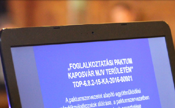 A foglalkoztatást elősegítő program indult