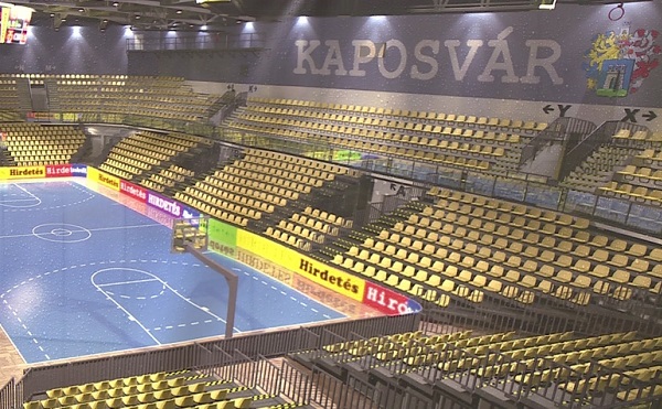 Lerakták a 6 milliárdból megépülő új kaposvári sportcsarnok alapkövét, a tervek szerint 2019-re készül el 