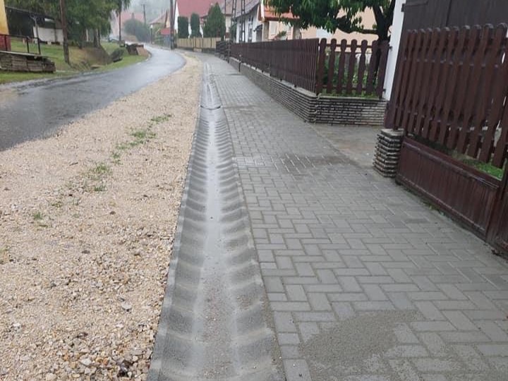 járda vízelvezetés